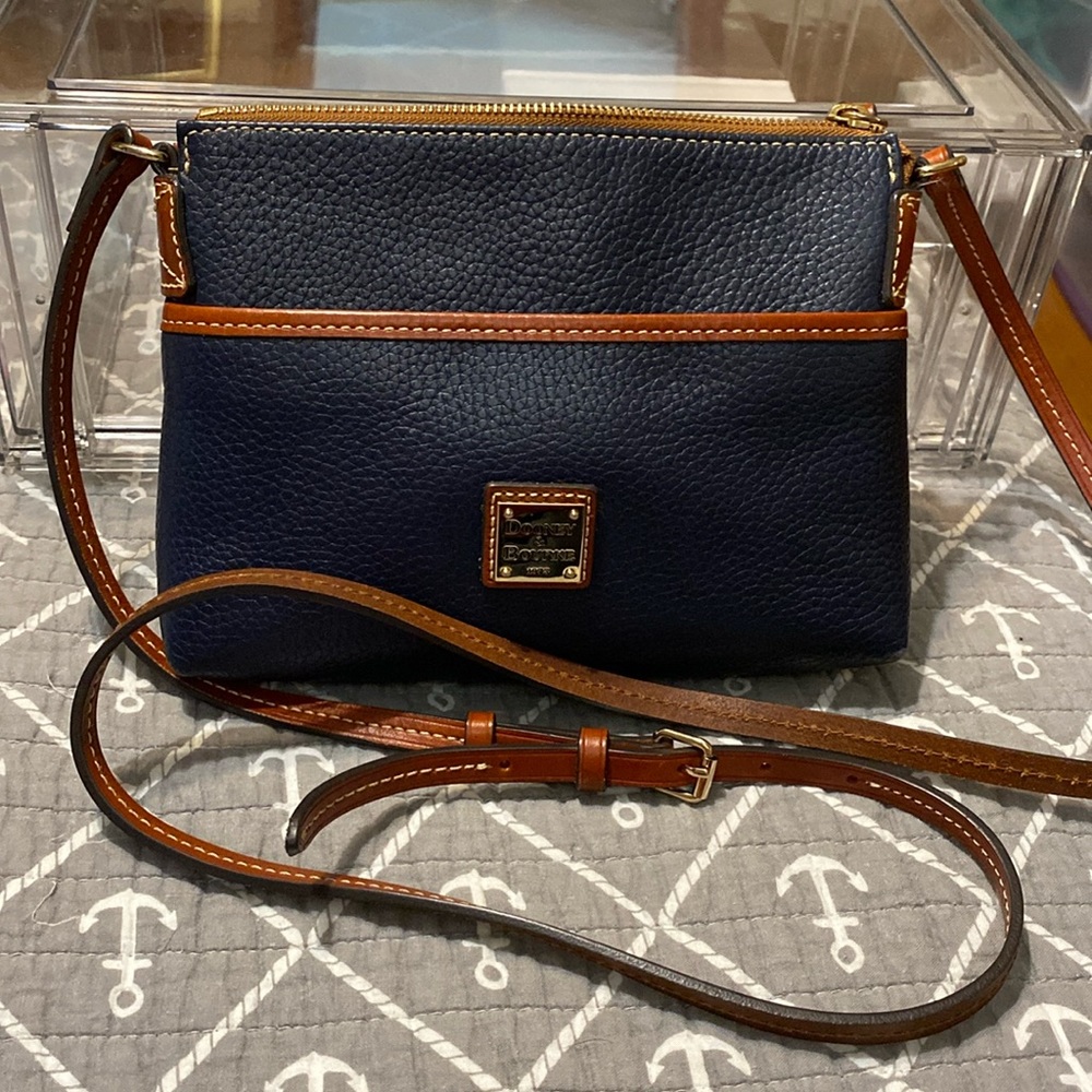 Navy Dooney and Bourke Katie Crossbody